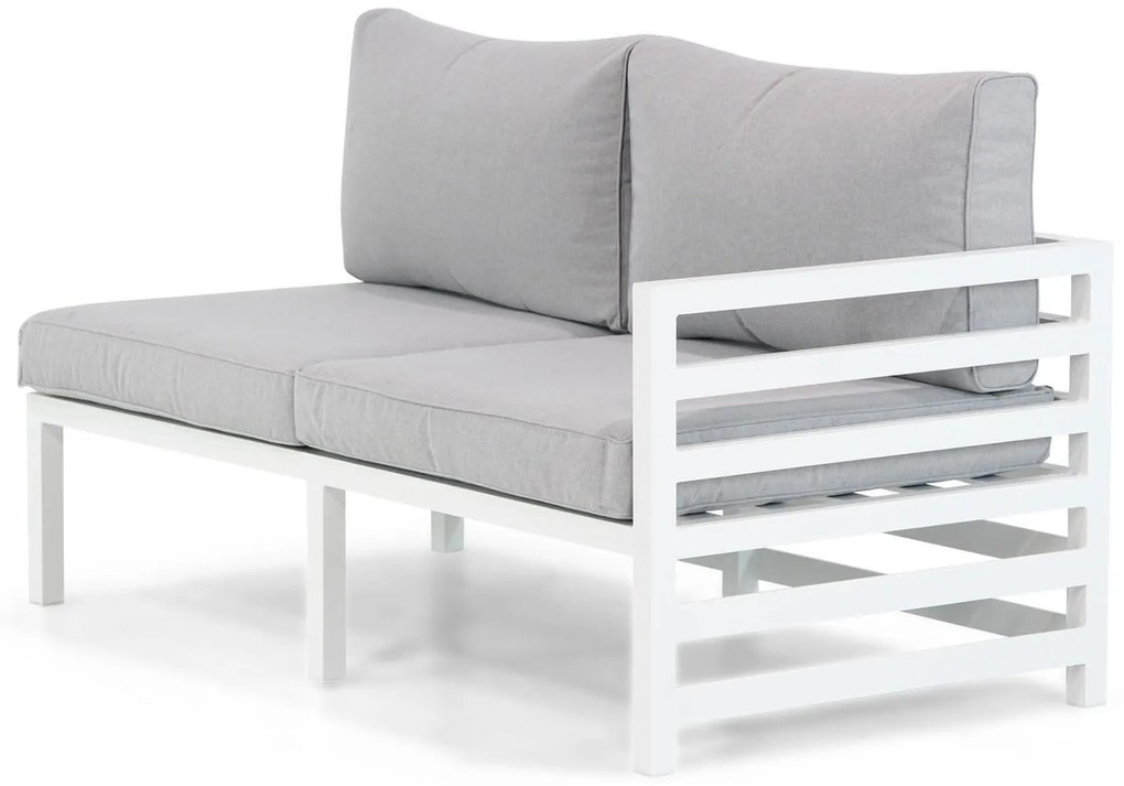 Hoek loungeset 6 personen Aluminium Wit  Domani Furniture Linde