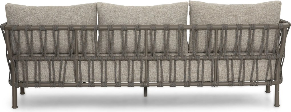 Hoek loungeset 5 personen Rope Taupe  Santika Furniture Santika