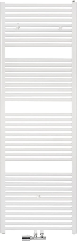 Saqu Fonti handdoekradiator 1067W 60x181,7cm Wit