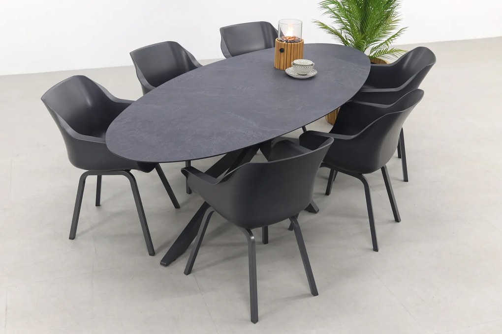 Sophie Element/Privada 240x107 - Ovale tuinset - 7-delig OP=OP