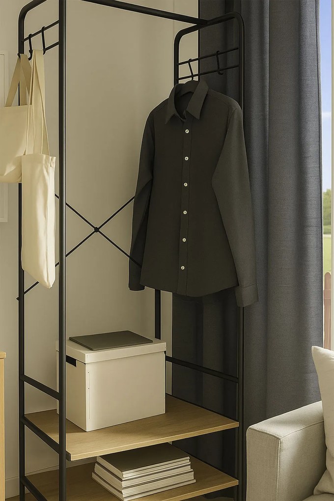 Kast met Planken Lazu 64x40x180cm