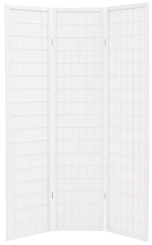 vidaXL Kamerscherm inklapbaar Japanse stijl 120x170 cm wit