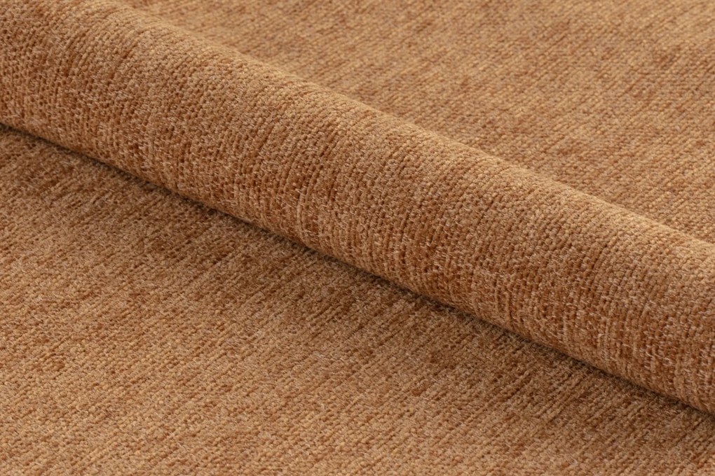 SOPHIA Terracotta (Apia 272)/zwart onderstel - RELAXFAUTEUIL STOEL VOOR DE WOONKAMER/HET KANTOOR MET BEKLEDING