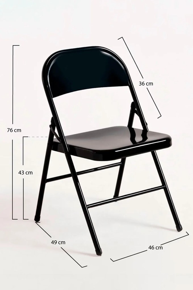 Set van 6 klapstoelen voor evenementen Niza