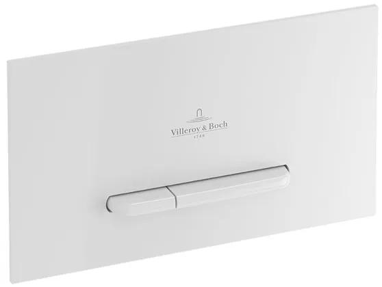 Villeroy & Boch Viconnect bedieningsplaat E300 DF frontbediend 25.3x14.5cm kunststof wit 92218068