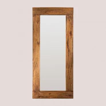Spiegel van gerecycled hout (178,5x79 cm) Drev Gerecycled hout - Sklum