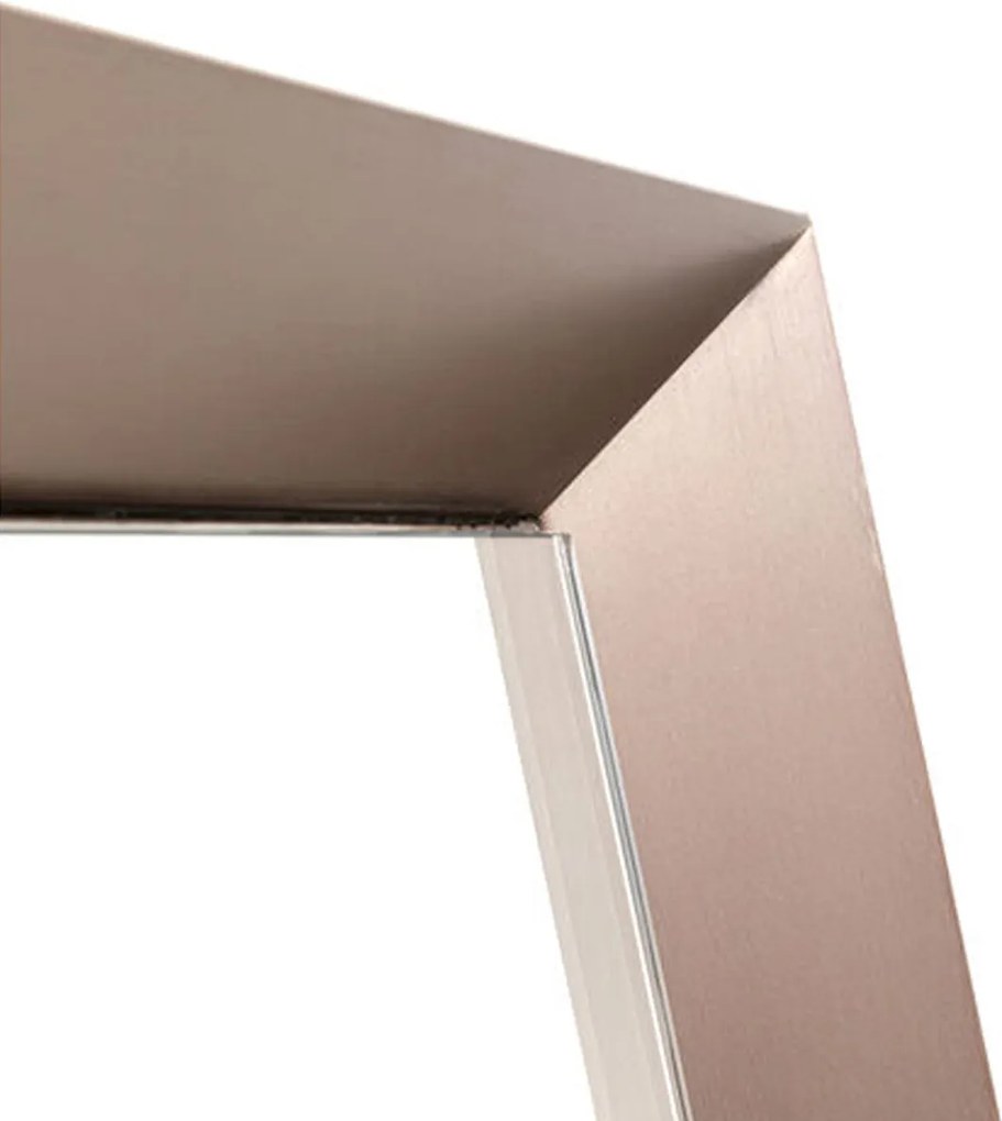 Staande Spiegel Taupe Bruine Rand - 45x160cm