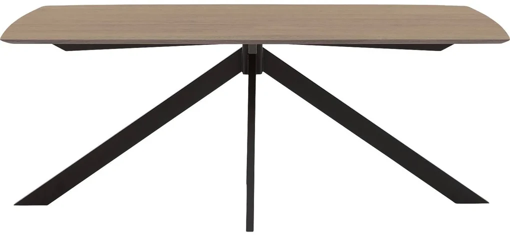 Goossens Excellent Eettafel Floyd, Semi rechthoekig 180 x 100 cm