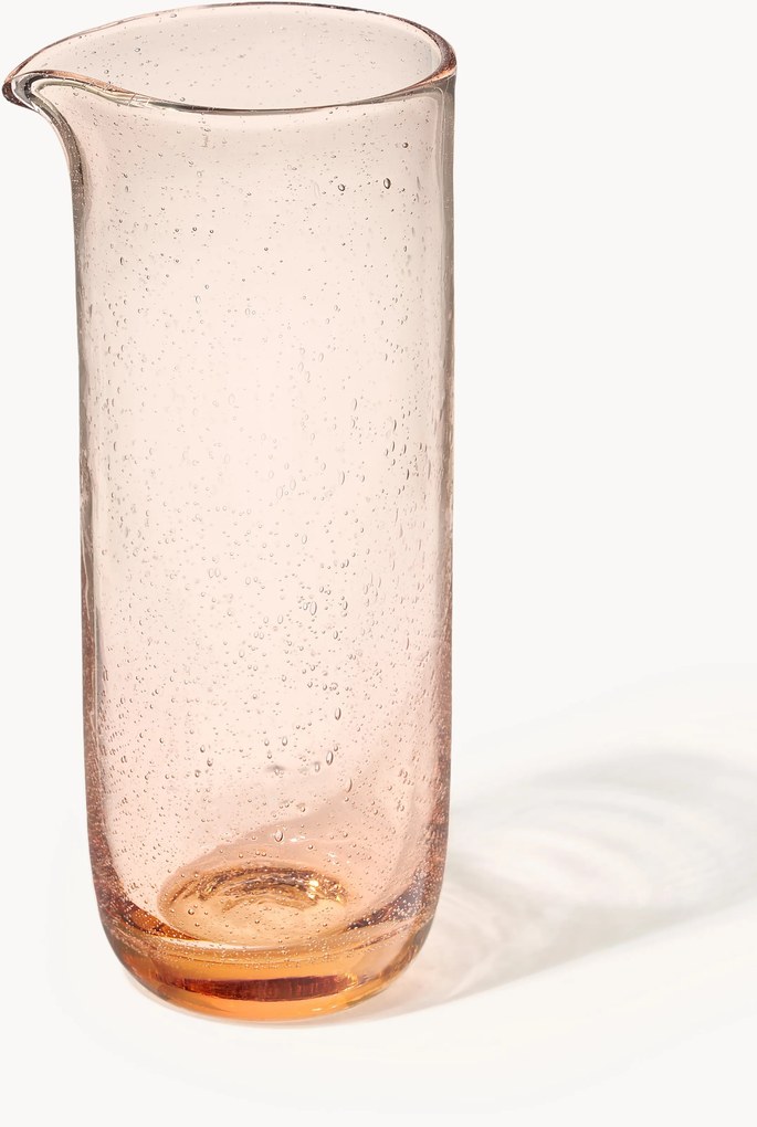 Mondgeblazen karaf Hippolyte met luchtbellen, 840 ml