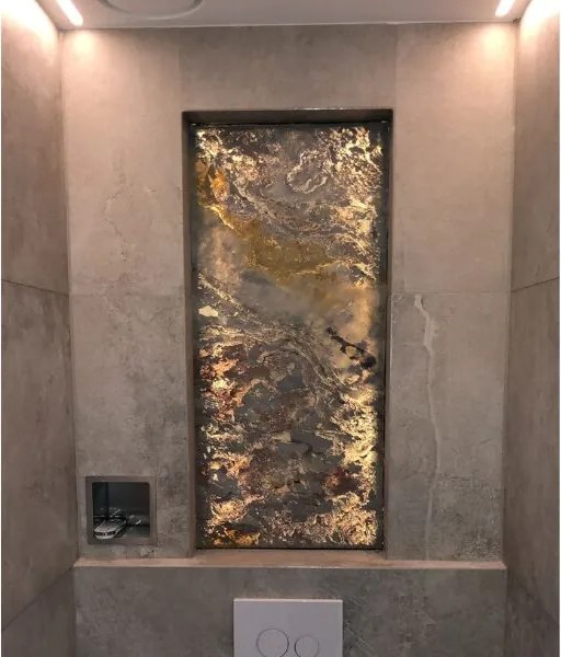 Natuursteen Translucent Indian Autumn 260x122x0,2cm OUTLET | Paneli Natuursteen Wandpanelen