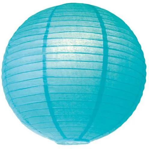 Lampenkap Lampion 40 cm blauw