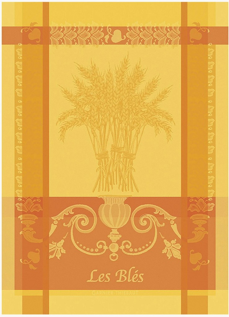 Jacquard theedoeken Les Bles, 4-delig