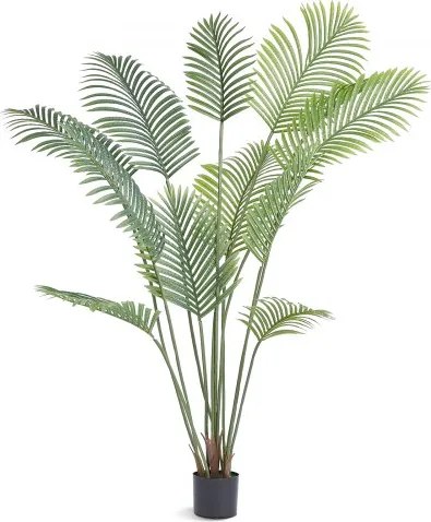 VEVOR Areca Catechu Kunstmatige 800x800x1828mm Kunstplant PE Kunstplanten Plastic Planten in Pot Betelnootpalm Geurloos Waterdicht Ideaal voor Slaapkamer Studeerkamer Woonkamer