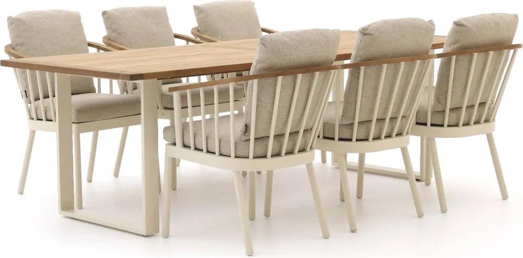 Diningset Apple Bee | 6 personen | Tuinset teakhout | 7-delig | Kees Smit Tuinmeubelen