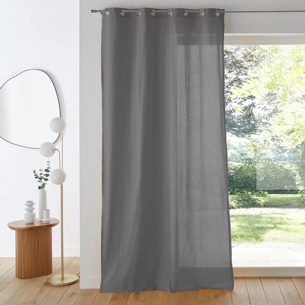 Katoenen gordijn met oogjes Scenario