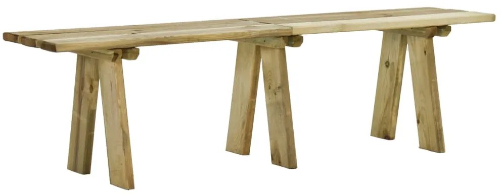vidaXL Tuinbank 160 cm geïmpregneerd massief grenenhout