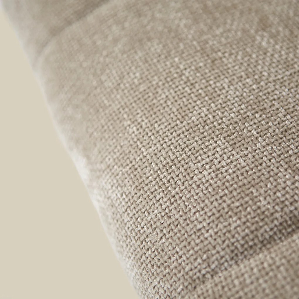 Beige Eetkamerstoel Met Stiksels