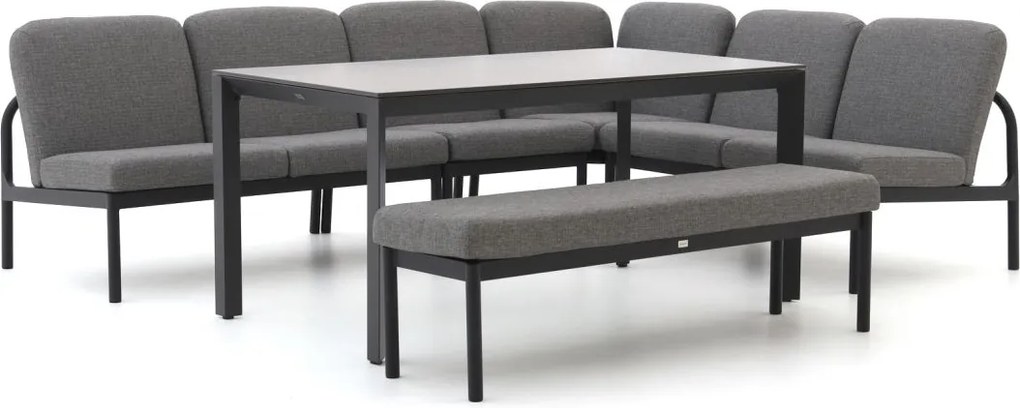 Dining loungeset Manifesto  | 6 personen | Loungeset Grijs | Aluminium | Kees Smit Tuinmeubelen