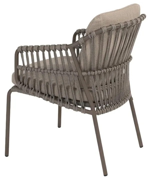 4 Seasons Outdoor Capalbio tuinset terre met Prado tafel met keramisch blad 240 cm Tuinset   bruin weerbestendig