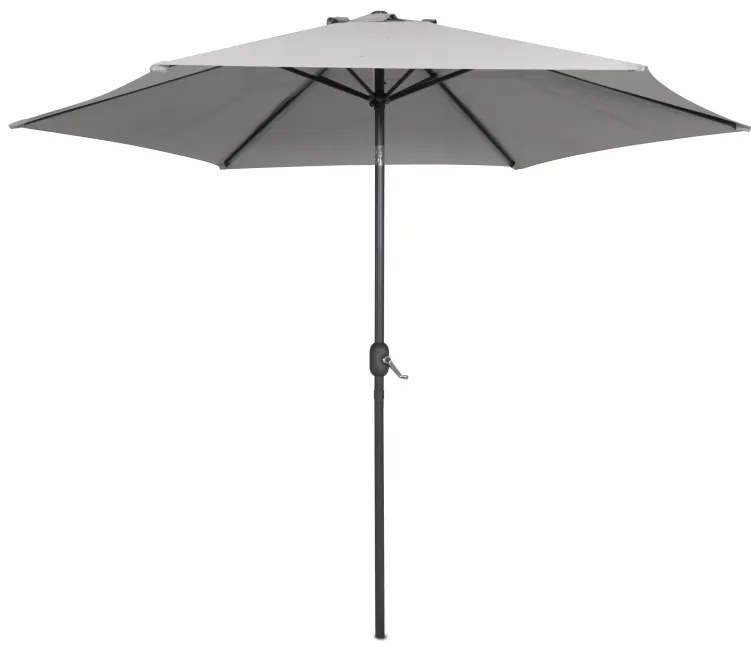 Parasol Perugia ∅3m Garden Point grijs