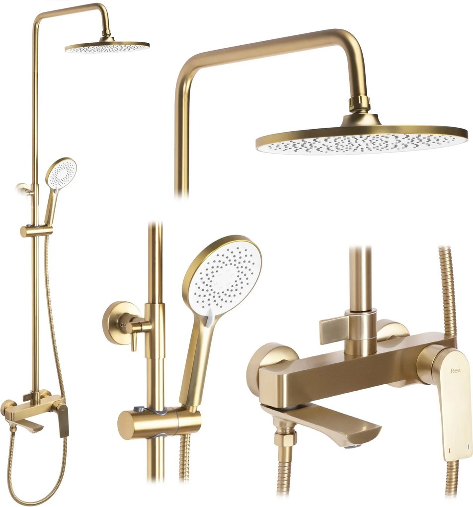 Doucheset REA Avalon Gold Brush