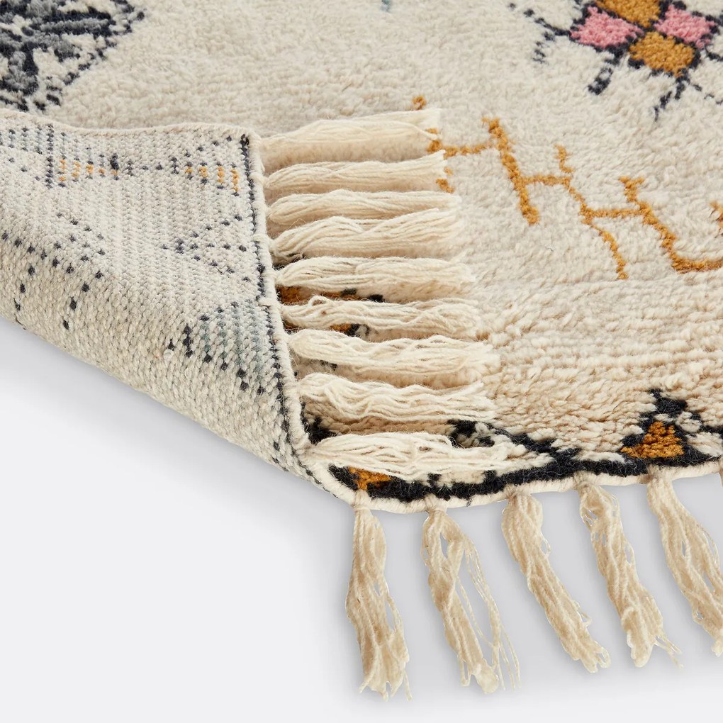 Wollen vloerkleed in berber stijl, Jalna