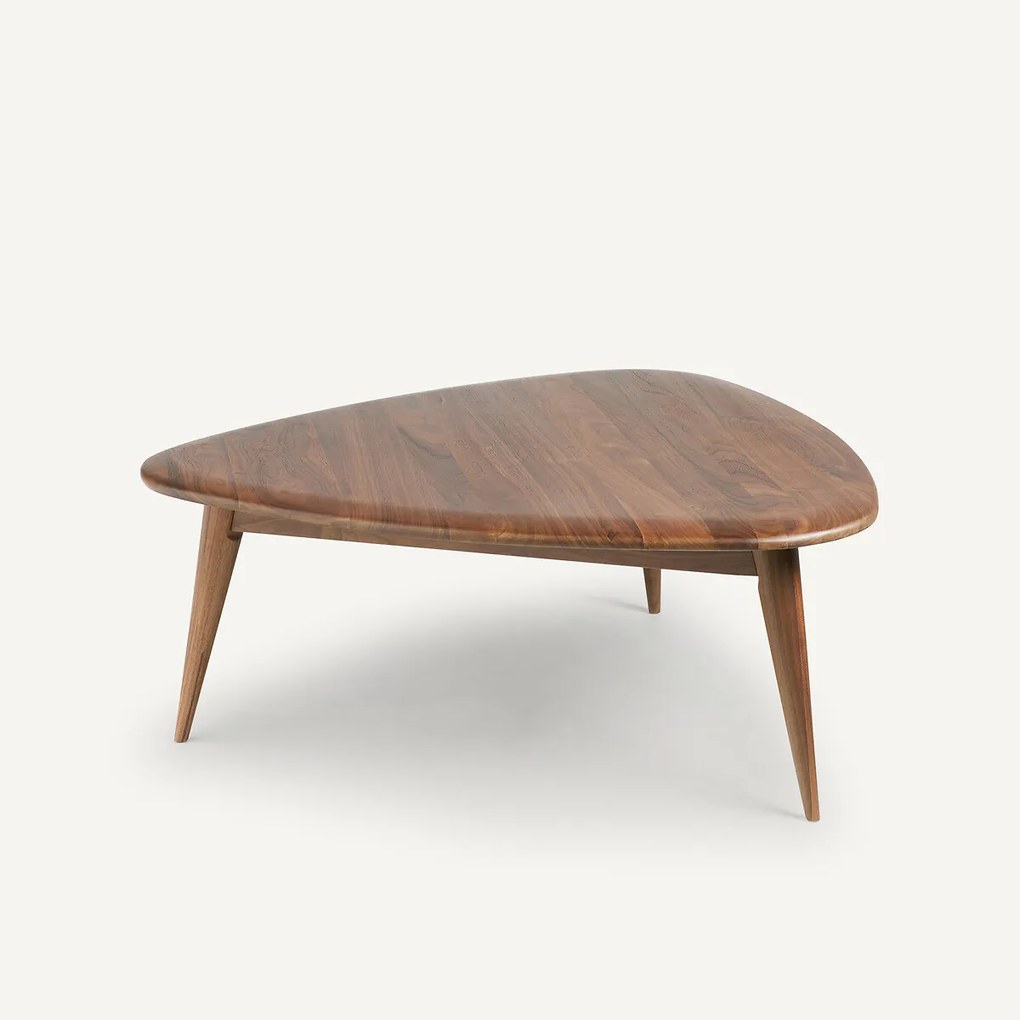Salontafel in massief notenhout, Théoleine, klein model
