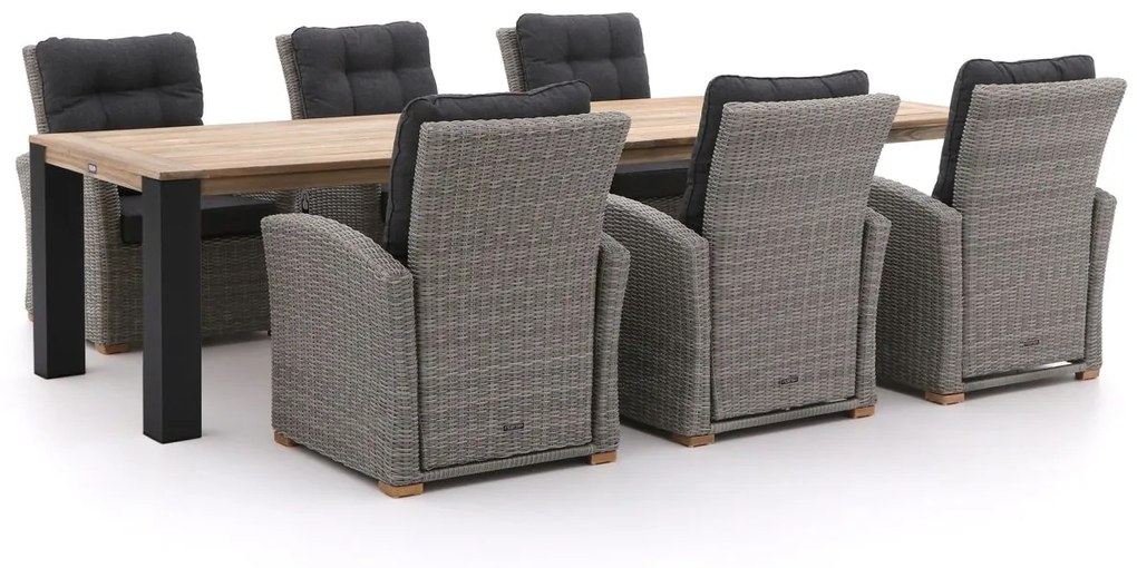 Diningset Intenso  | 6 personen | Tuinset wicker (vlechtwerk) | 7-delig | Kees Smit Tuinmeubelen