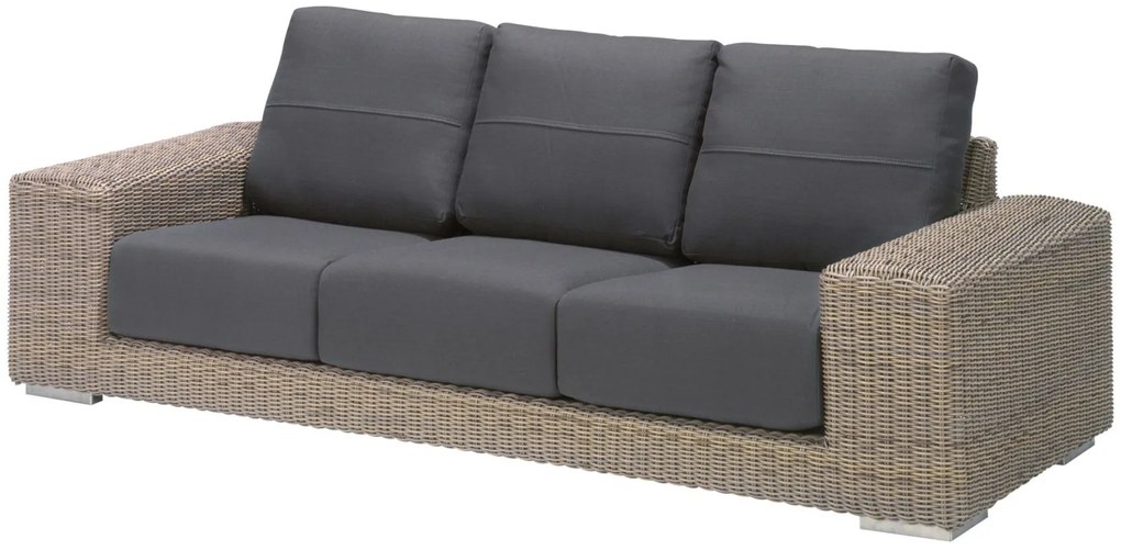 4 Seasons Outdoor Kingston 3 seater bench, pure SALE  Loungebank     weerbestendig