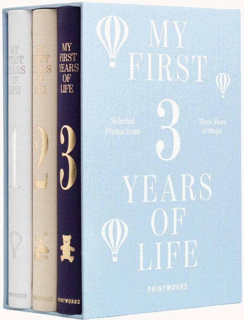 Fotoalbums Mijn eerste 3 jaar, 3-delig