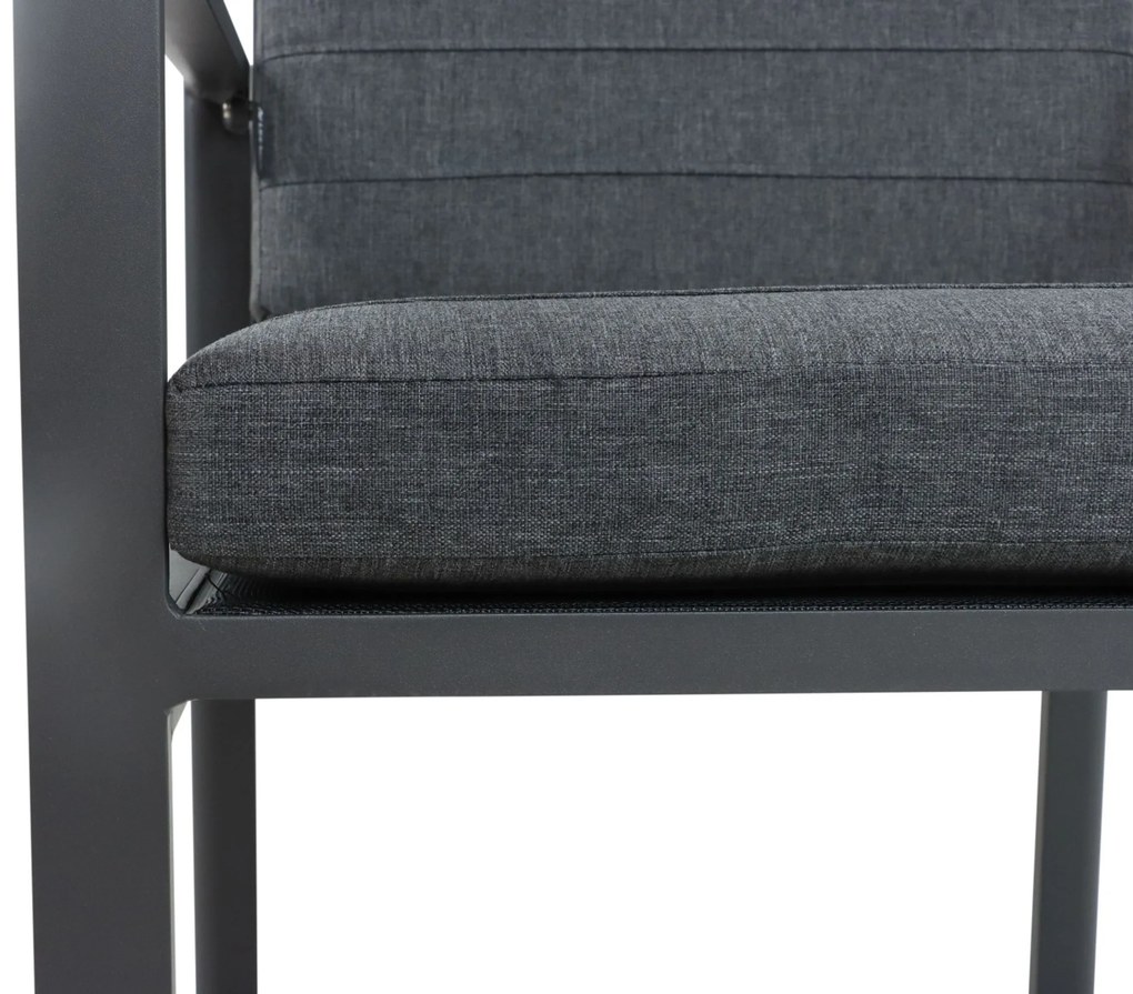Tuinstoel Aluminium Grijs-antraciet Lifestyle Garden Furniture Nuno