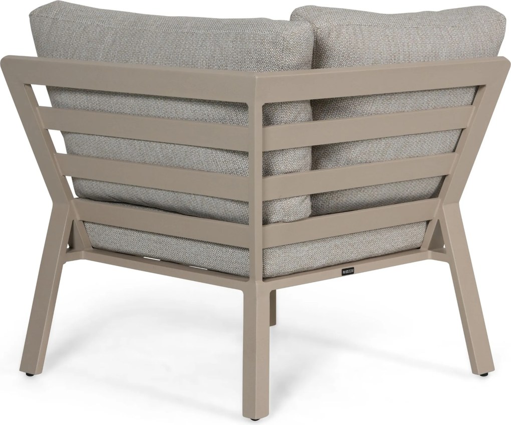Hoek loungeset 5 personen Aluminium Zand/Beige  Lifestyle Garden Furniture Melone