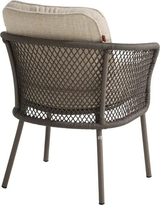 4 Seasons Outdoor Tobego tuinstoel Terre Tuinstoel bruin weerbestendig