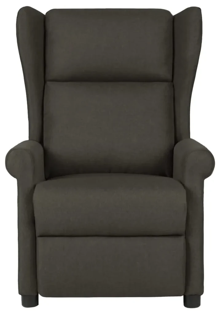 vidaXL Leunstoel stof taupe