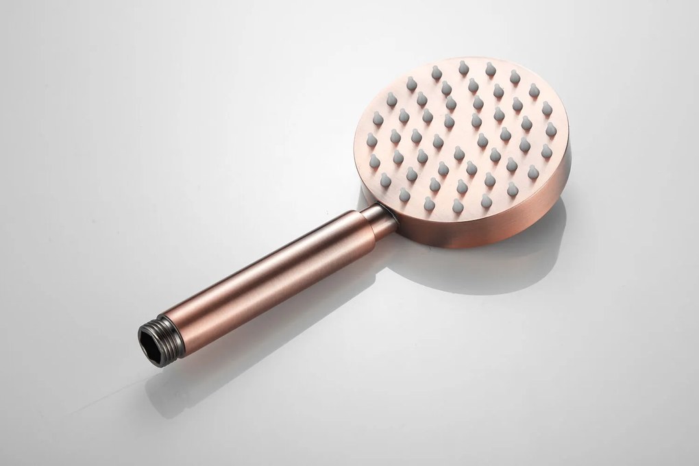 Saniclear Copper glijstangset met Vision handdouche geborsteld koper