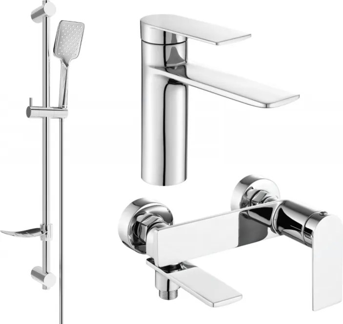 Mexen Zero DF62 badset, chroom - 71103DF62-00