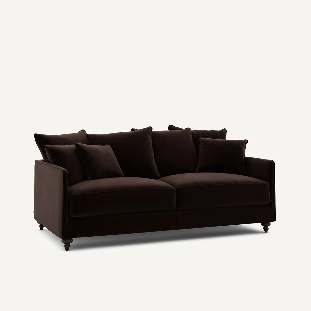 Omvormbare 3-zits fluwelen zetel, Lazare