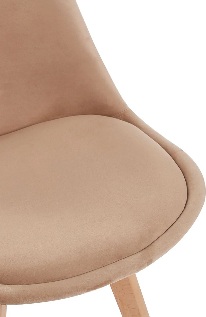 Set 4 Synk Fluwelen Stoelen