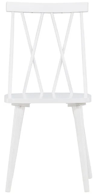 Jörn Eetkamerstoel - Lena - Wit - Rubberhout - Jörn