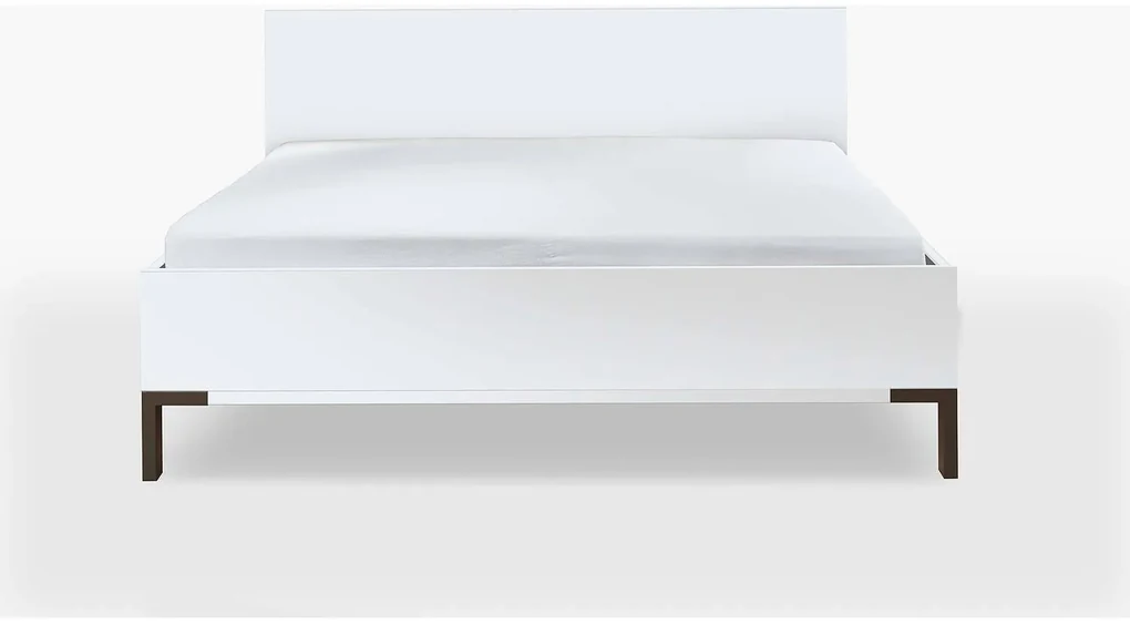 Goossens Bedframe Hertog, 140 x 200 cm hoog hoofdbord 97 cm