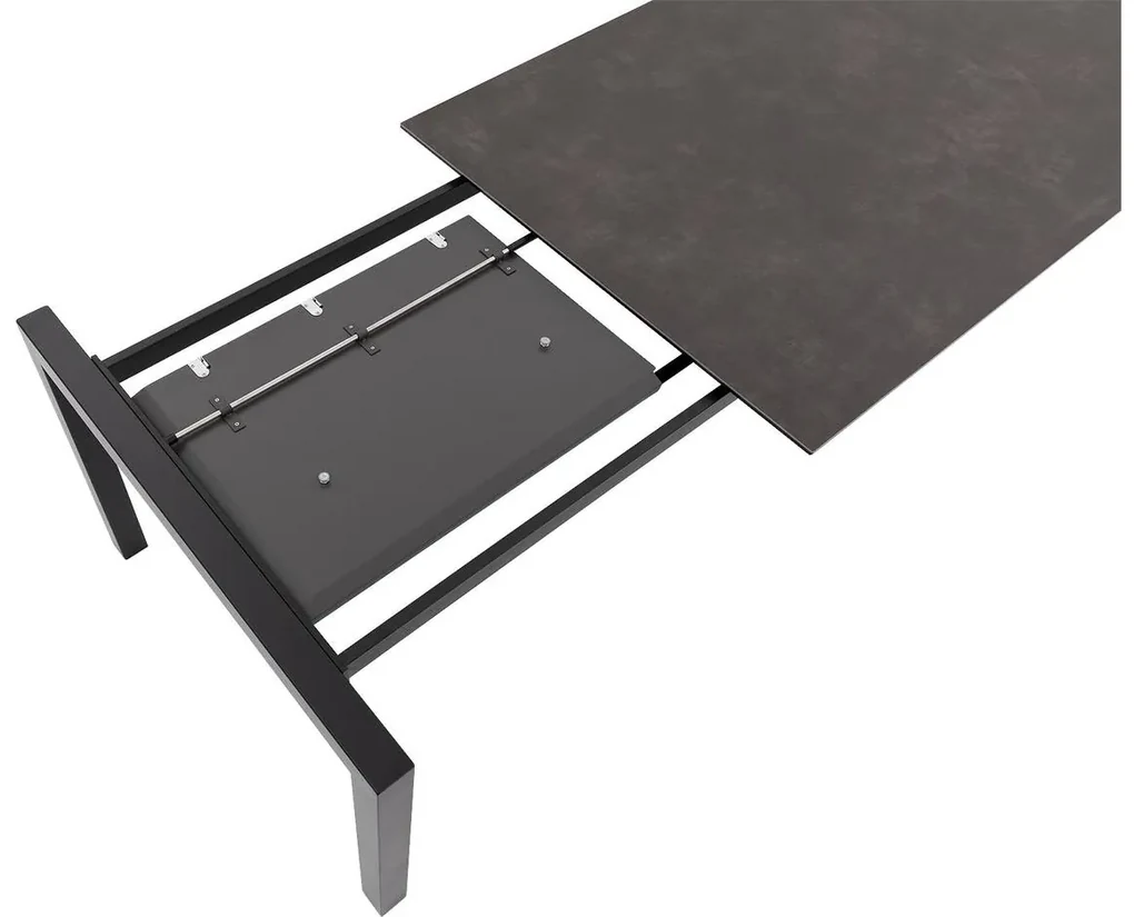 Goossens Eettafel Olan, 160 x 100 cm met uitschuifsysteem 70 cm