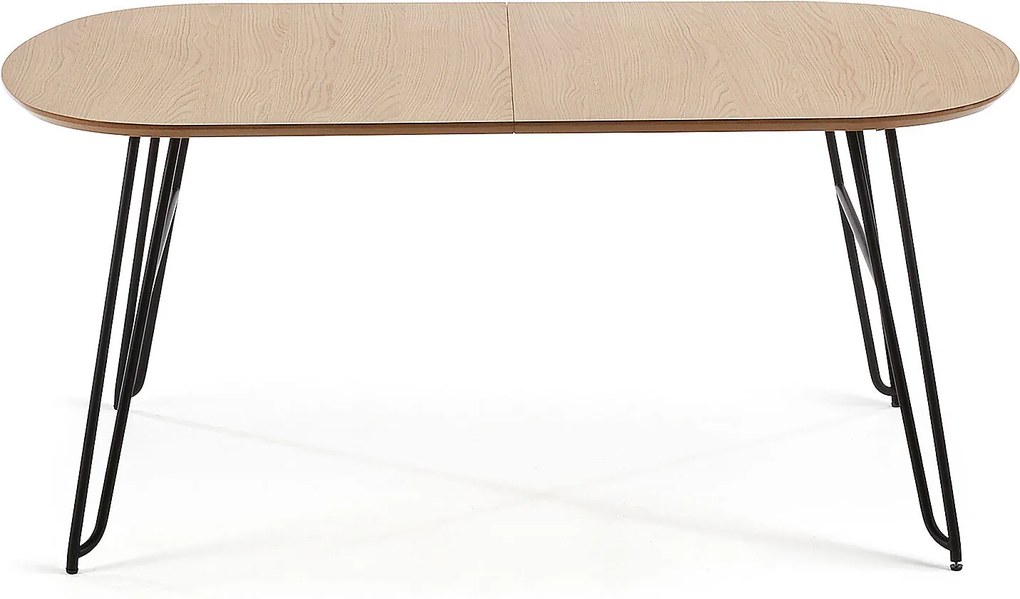 Kave Home Uitschuifbare Ovale Eettafel 'Novac' 170 - 320 x 100cm