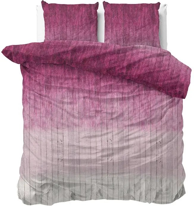 Sleeptime Wood Fresh 2 - Roze Lits-jumeaux (240 x 220 cm + 2 kussenslopen)