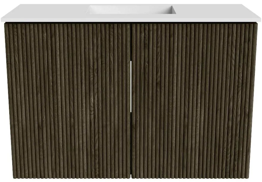 Mondiaz Joya 60cm toiletmeubel shadow met wastafel faye midden 1 kraangat talc