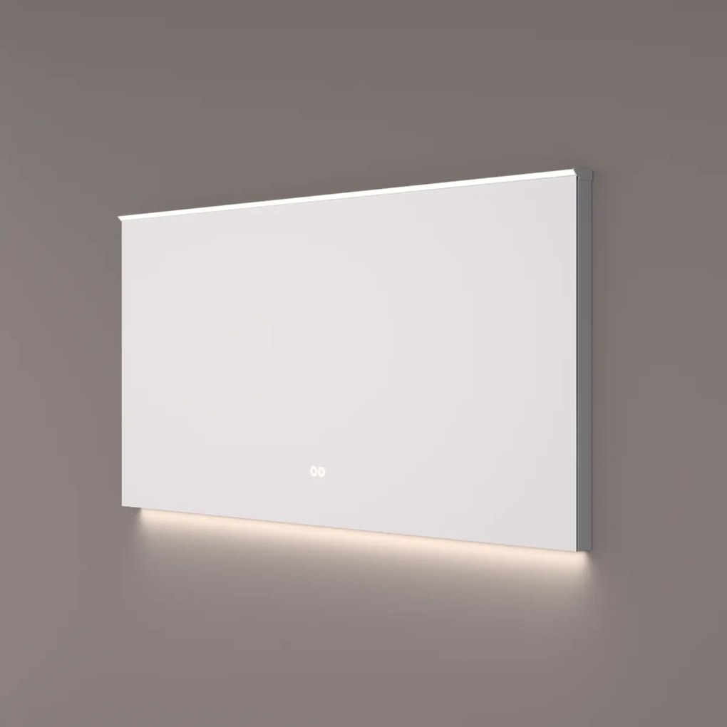 Hipp Design 11000 spiegel 140x70cm met LED boven, backlight en spiegelverwarming