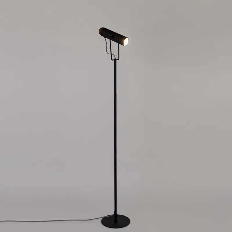 Zuiver Marlon Slanke Vloerlamp Zwart