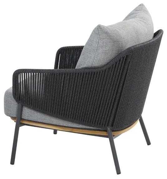4 Seasons Outdoor Ravello 2,5-zits loungebank SALE Tuinbank antraciet weerbestendig
