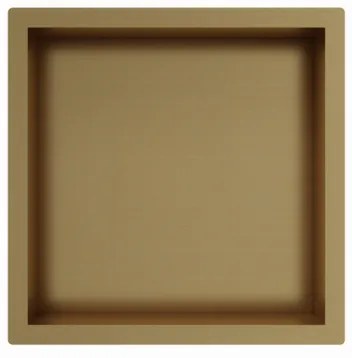 Fortifura Galeria Inbouwnis - 30x30x7cm - Geborsteld Messing PVD (Goud)