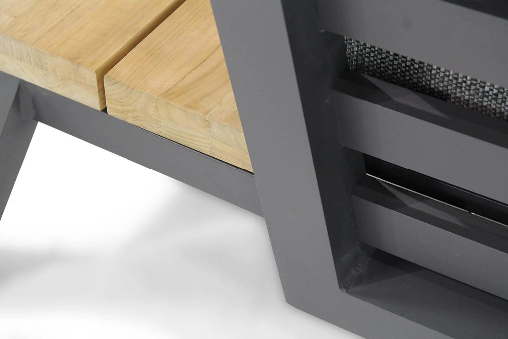 4 Seasons Outdoor Seasons Empire/Riviera Loungeset Aluminium Grijs 4-delig