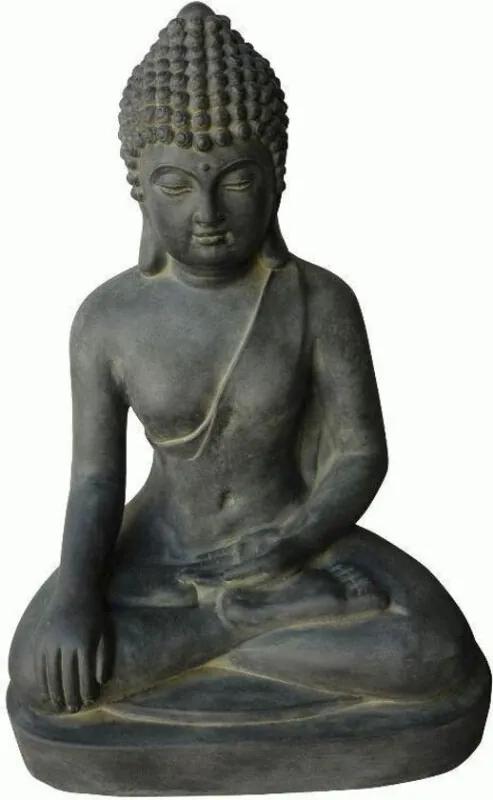 Tuinbeeld Boeddha black 401L